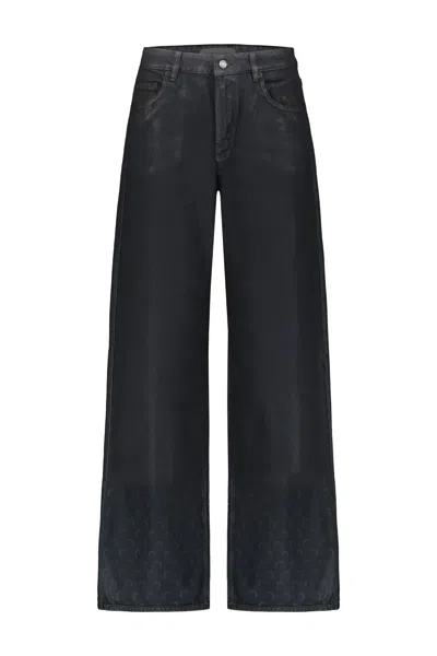 MARINE SERRE MOON WAXED DENIM