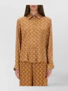 Marine Serre Moon-jacquard Buttoned Shirt In Multi