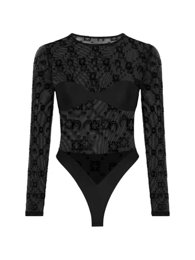 Marine Serre Moonogram Bodysuit