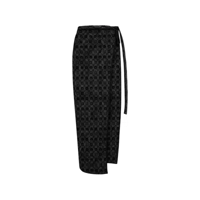Marine Serre Moonogram Cover-up In Black