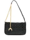 Marine Serre Moonogram-embossed Shoulder Bag In Black
