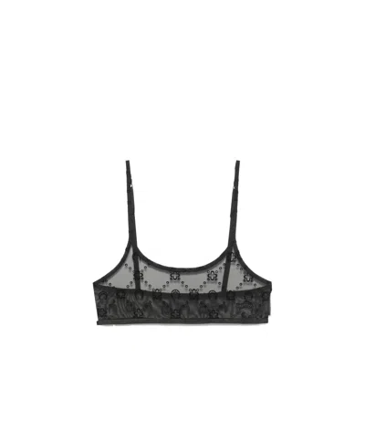 Marine Serre Moonogram Mesh Bra