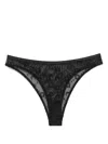 Marine Serre Black Flocked Briefs In Black