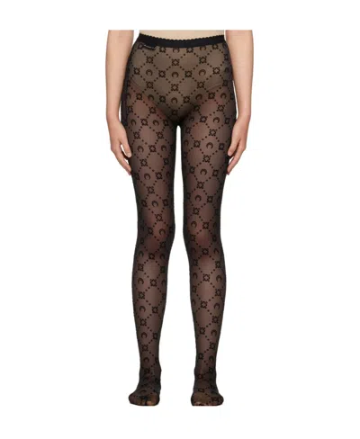 MARINE SERRE MOONOGRAM PANTYHOSE