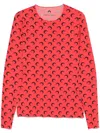 Marine Serre Moonogram-pattern Top In Red