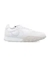 Marine Serre White Nappa And Suede Ms Rise Sneakers In White