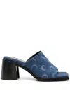 Marine Serre Women's Serre Heeled Mules In 蓝色