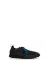 Marine Serre Black Leather Sneakers