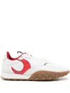Marine Serre Ms Rise Recycled-nylon Sneakers In 白色
