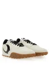 Marine Serre Beige Metal Free Leather Ms Rise Ii Sneakers In Powder