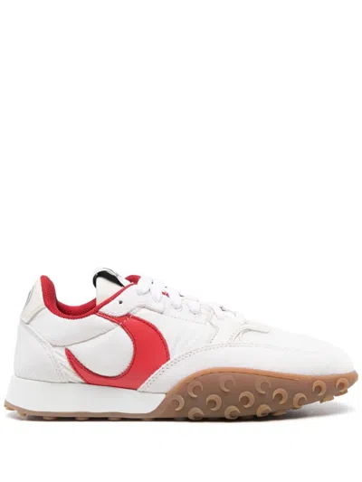 Marine Serre Ms Rise Sneakers In White