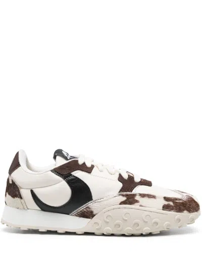 Marine Serre Ms Rise Sneakers In Brown