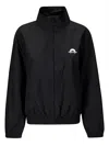 Marine Serre Recycled Nylon Track Jacket Clothing In Black