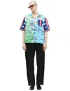 Marine Serre Multicolor Patchwork Shirt In Multicolor