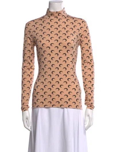 Pre-owned Marine Serre Nylon Graphic Print Top