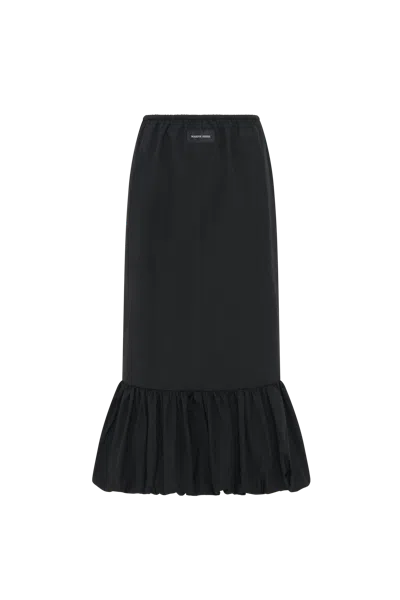 MARINE SERRE NYLON MIDI BUBBLE SKIRT