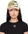 Marine Serre Off-white Regenerated Tote Bags Baseball Cap In Wh30 Ecru