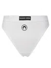 Marine Serre Crescent Moon Organic-cotton Briefs In White
