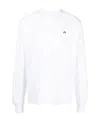 Marine Serre Organic Cotton Long-sleeve T-shirt In White