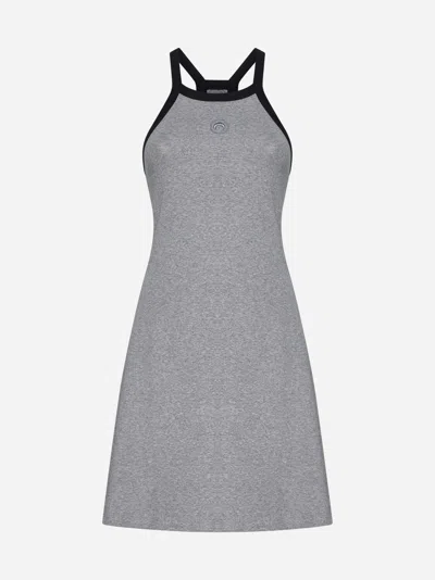 Marine Serre Dress In Grey