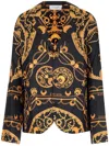 Marine Serre Chain-print Silk Shirt