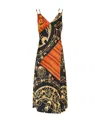 Marine Serre Ornament Jewelry-print Regenerated-silk Dress In Multi