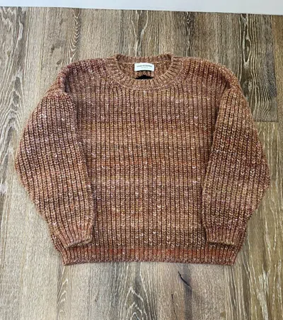 Pre-owned Marine Serre Oversized Terracotta Knitwear Sweater In Multi