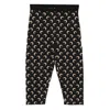 Marine Serre Crescent Moon-print Trousers In Black