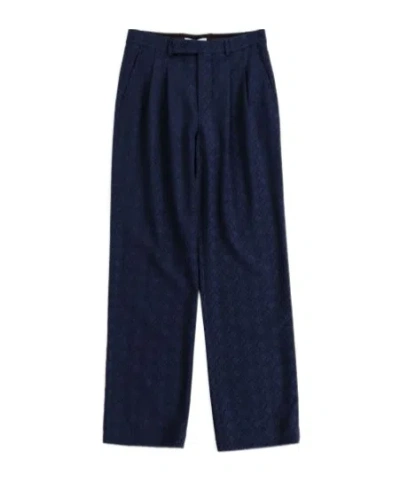 Marine Serre Pants In Blue