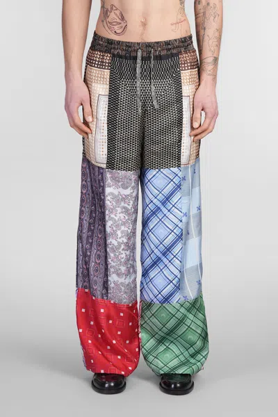 Marine Serre Pants In Multicolor Silk