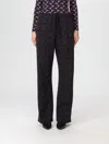 Marine Serre Pants  Woman Color Black In Black