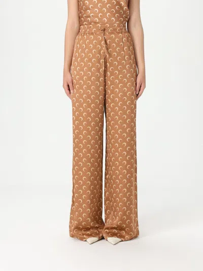 MARINE SERRE PANTS MARINE SERRE WOMAN COLOR CAMEL,G88975042