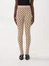 Marine Serre Moon Printed Jersey Stirrup Leggings In Nude