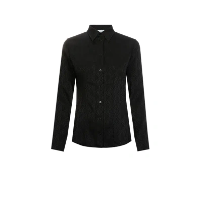 Marine Serre Black Patterned Shirt