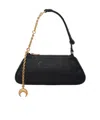 Marine Serre Moon Canvas Core Small Clutch Bag In Black