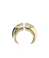 Marine Serre Crescent Moon Earring In Yellow
