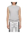 Marine Serre Plain Jersey Short-sleeved T-shirt In White