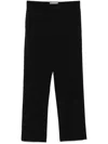 Marine Serre Pleated Twill Trousers In Black