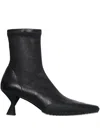 Marine Serre Pointed-toe Sculpted-heel Boots In Black