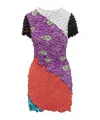 Marine Serre Pop-corn Mini Dress In Multicolor