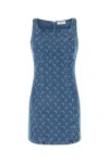 Marine Serre Dresses In Lightblue