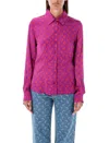 Marine Serre Moon Print Flou Blouse