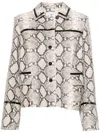Marine Serre Python-print Jacket In Bg30