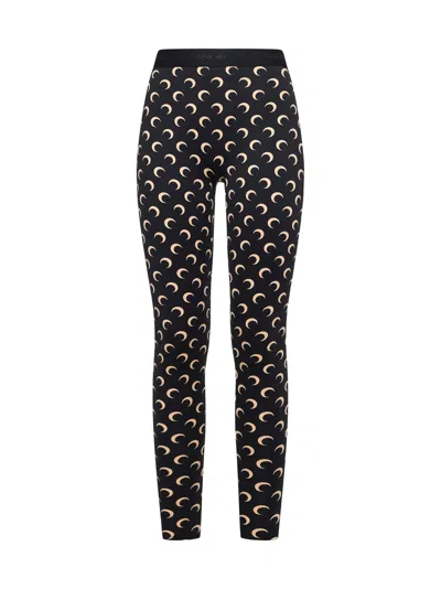 MARINE SERRE "RECYCLED JERSEY LEGGINGS"