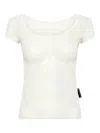 Marine Serre Mesh Top