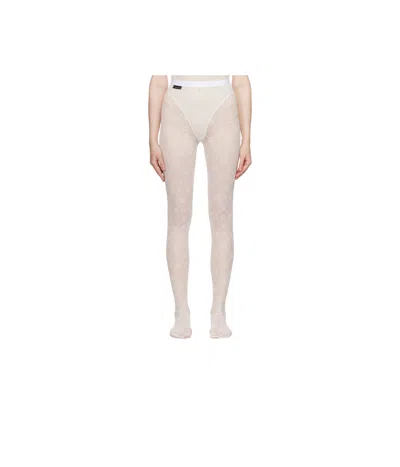 Marine Serre Recycled Mesh Flock Tights