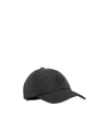 Marine Serre Structured Black Baseball Cap With Adjustable Strap In Black
