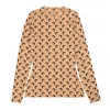 Marine Serre Beige Crewneck T-shirt With All-over Crescent Moon Print In Beige/nero