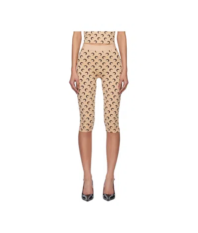 MARINE SERRE RECYCLED MOON JERSEY LEGGINGS
