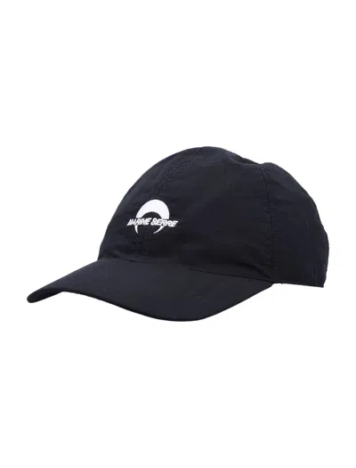 Marine Serre Recycled Nylon Baseball Cap In Black